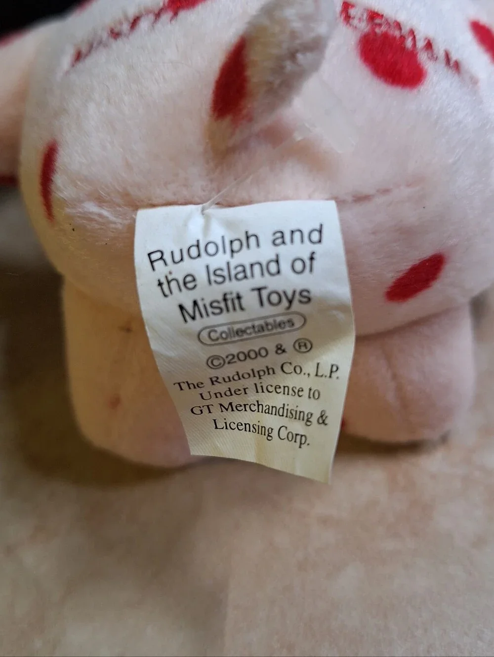 Prestige 2000 Rudolph Island Of Misfits Plush King Moonracer Elephant Sam Lot/3